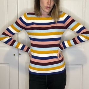 Halogen striped sweater